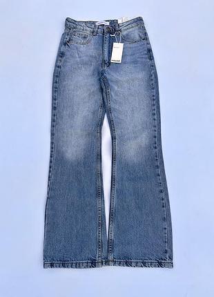 Джинси house flared фларед кльош хаус сині беггі baggy flare