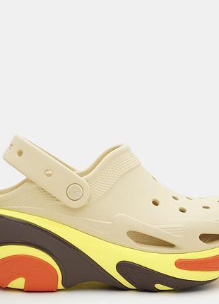 Жіночі крокси crocs bubble crush clog ssm 210061-0hx 43-44 (m10/w12) 28 см бежеві (196265761760)