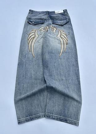 Широкі джинси bershka super baggy бершка супер беггі скейтер баггі