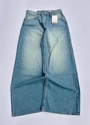 Широкі джинси bershka wide leg  super baggy skater супер беггі