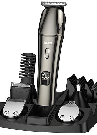 Портативна електробритва hoco hp26 multi-function metal gray