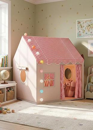Дитячий ігровий намет-будиночок home рожевий