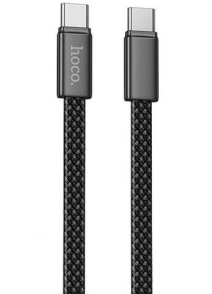 Дата кабель hoco x125 exceso type-c to type-c 60w (1m) black