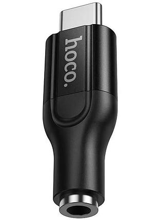 Переходник hoco upa35 mia type-c to 3.5mm black