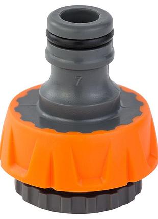 Адаптер для конектора 1⁄2" універсальний у/р 1⁄2"× 3⁄4" (abs+tpr) flora (5015834)