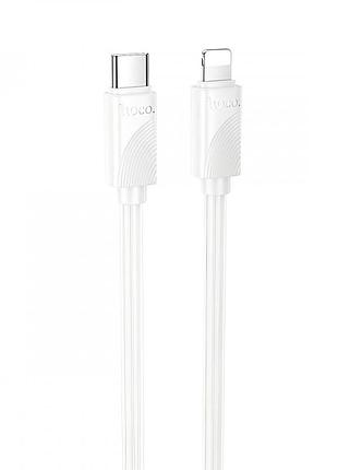 Дата кабель hoco x114 energy type-c to lightning 27w (1m) white