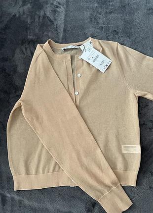 Тонкий кардиган zara