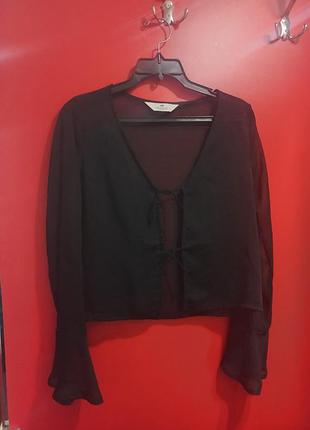 Шифонова блузка накидка h&m