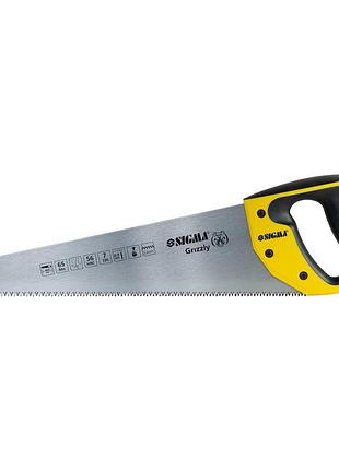 Ножівка для дерева 400 мм 7tpi grizzly sigma (4400841)
