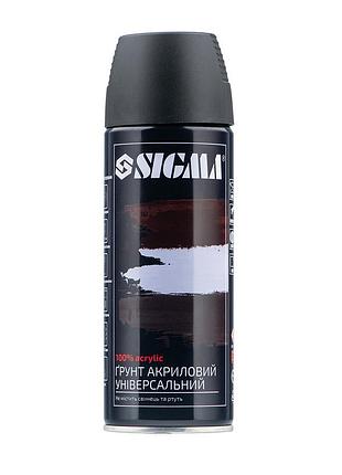 Грунт аэрозольный акриловый 400мл ral 9005 черный sigma (2737531)