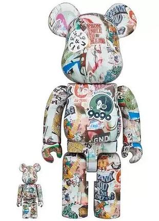 Фігурка bearbrick x 9090 x s.h.i.p andamp; crew bearbrick-ship-crew