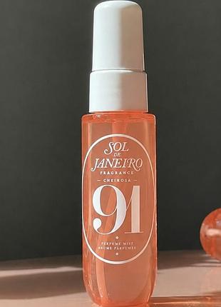 Парфюмированный спрей для тела и волос sol de janeiro brazilian crush cheirosa '91 perfume mist 30 ml mini