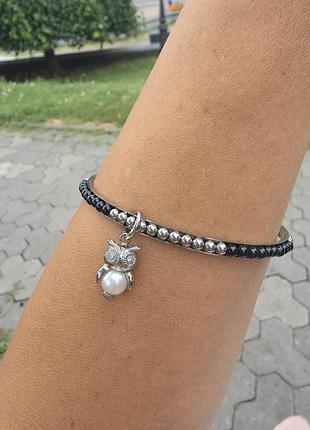 Браслет брендовий  morellato, італія. сталь і перли. сталь и жемчуг