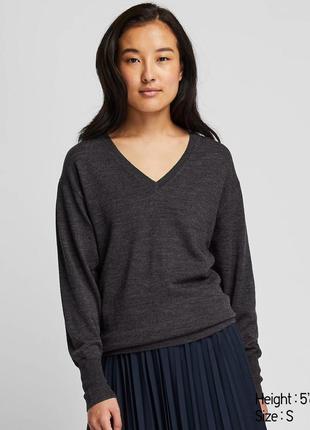 М'який приємний светр uniqlo з вовни мериноса3 фото