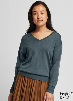 М'який приємний светр uniqlo з вовни мериноса5 фото