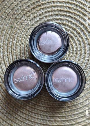 Кремові тіні для повік technic shimmer glaze