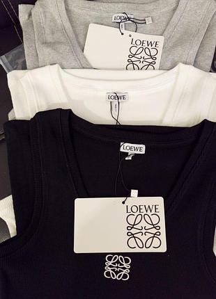 Чорна майка loewe лоеве топ