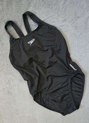 Купальник сдельный, спортивный, черный, speedo, gb 90/36. м размер.