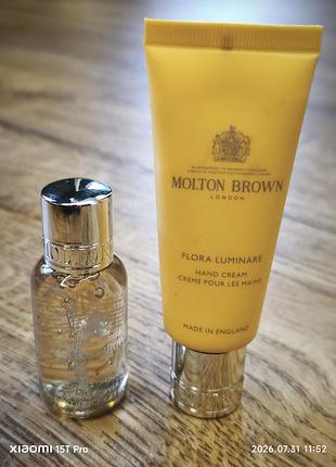Molton brown flora luminare крем для рук 40 млі гель для душу 30 мл