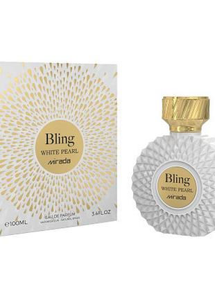 Женская парфюмированная вода mirada bling white pearl 85 мл