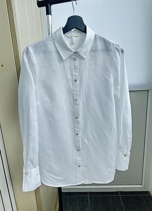 Льняна біла морочка h&m.