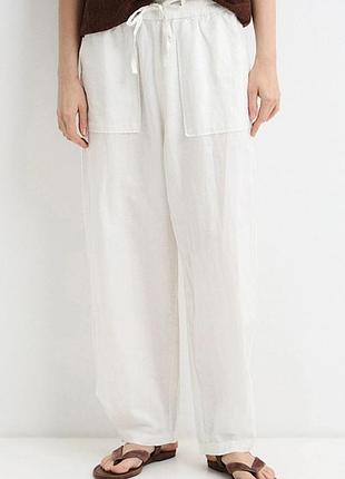 Льняные брюки, размер 50-52