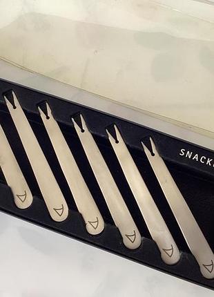 Дизайнерський набір вилочок-шпажок для закусок і канапе «snackpicker»   від  auerhahn (німеччина)