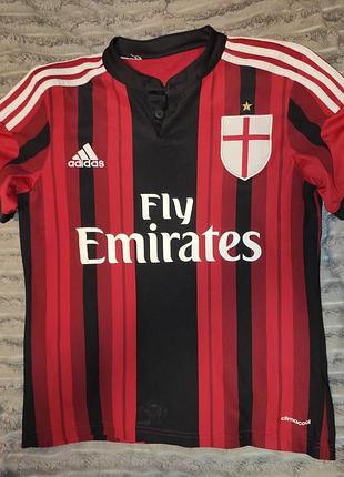 Спорт футбольная футболка джерси adidas ac milan.vinke. сезона 2014/15.11-14 лет 158