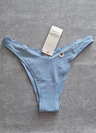 Жіночі плавки, купальні трусики, блакитні, розмір s, hunkemoller