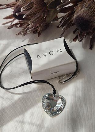 Кулон украшение бижутерия сердце эйвон avon
