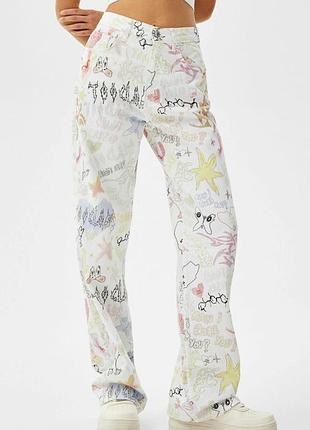 Стильные женские джинсы bershka размер 40
