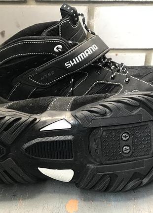 Shimano sh-mt52 — мужские mtb/туристические велотуфли под контактную систему spd.