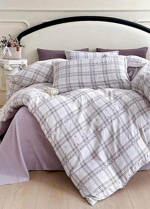 Постільна білизна сімейна з мусліну colorful home print 7 21692 150х210х2 см