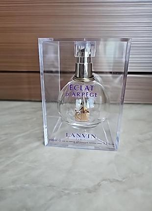 Пустий флакон lanvin eclat в оригінальній упаковці 100