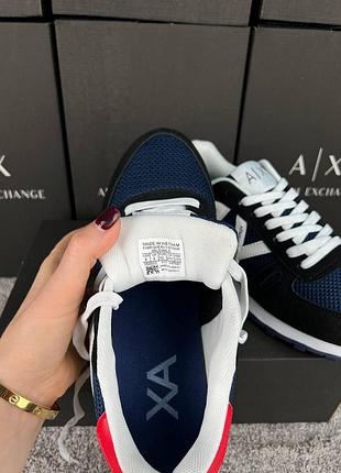 Armani exchange black white navy 3