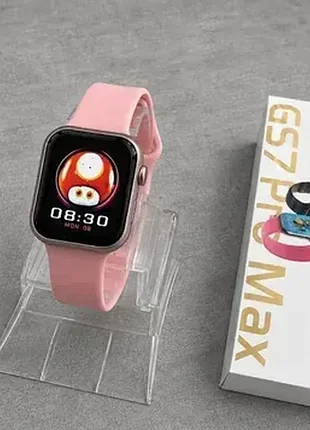 Смарт-годинник gs7 pro max smart watch, bluetooth-дзвінки, магнітна зарядка, моніторинг здоров'я та спортивні режими