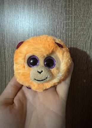 М'яка іграшка ty puffies у вигляді мавпочки на ім'я coconut