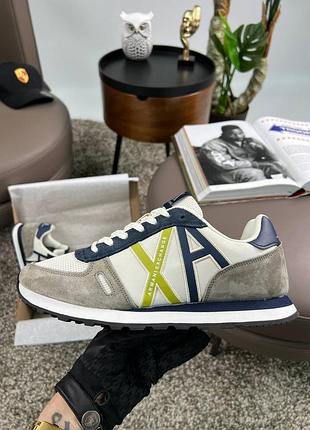 Armani exchange ax grey white