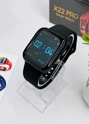 Смарт-годинник x22 pro smart watch, bluetooth-дзвінки, магнітна зарядка, моніторинг здоров'я та спортивні режими