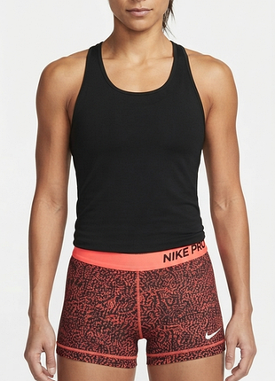 Спортивные короткие шорты / велосипедки nike pro с принтом (оригинал, размер s)