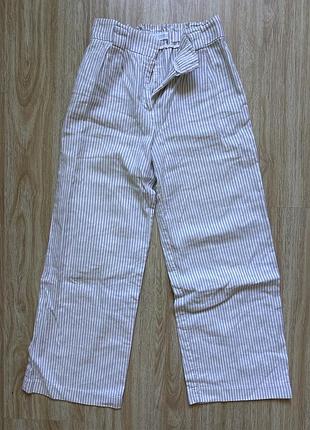 Штани zara з гарним складом, легкі