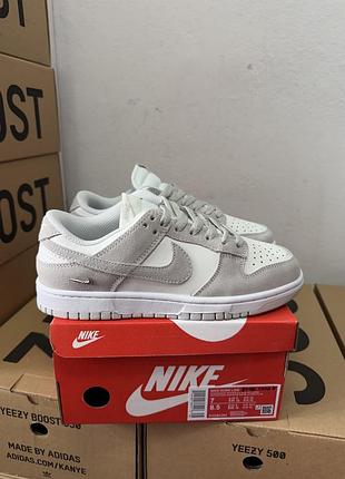 Кроссовки nike sb dunk low sail / vast grey