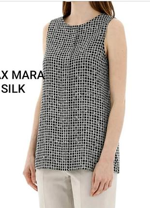 Шелковая блуза max mara