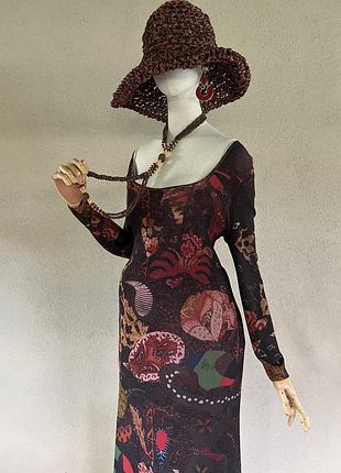 Трикотаж платье по фигуре,вискоза,desigual,