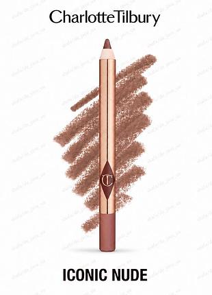 Олівець для губ charlotte tilbury lip cheat iconic nude 0.8g