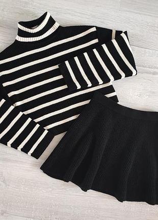 Комплект свитер и юбочка zara