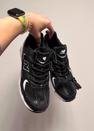 Уцінка чоловічі кросівки new balance 530 black white