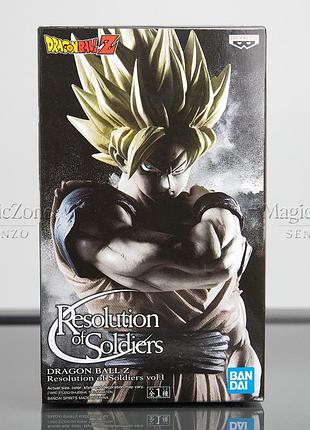 Фигурка сон гоку dragon ball z son goku banpresto resolution of soldiers vol.1 18 см оригинал