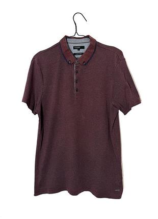 Чоловіча футболка поло у смужку marks&spencer
