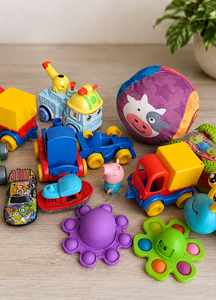 🧸 лот игрушек для малышей от 10мест